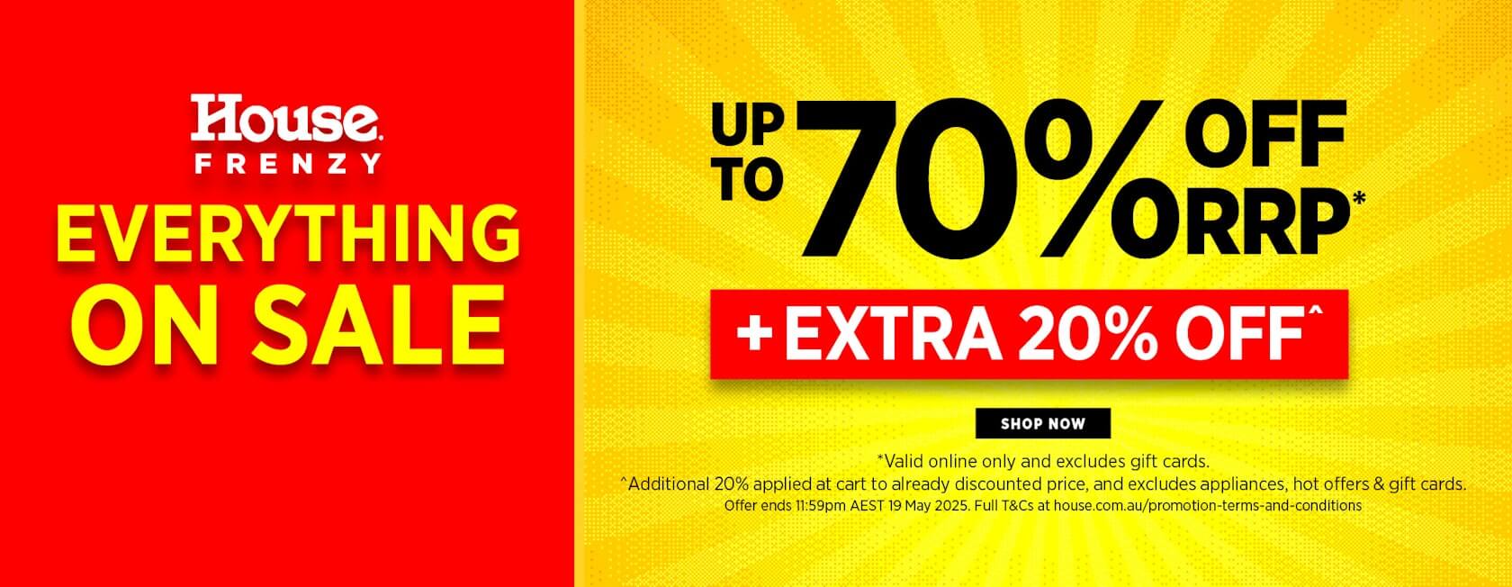 Everything on sale - House