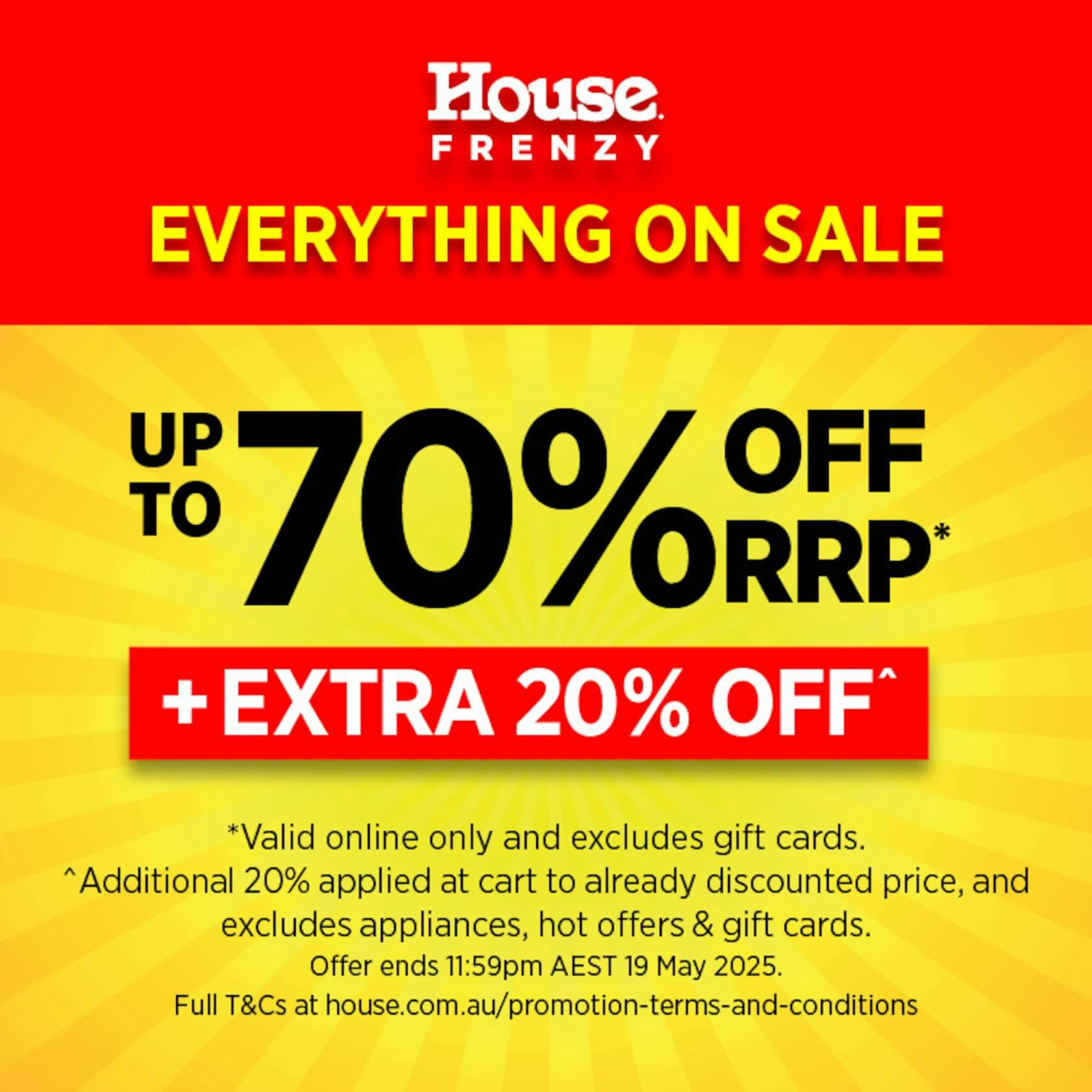 Everything on sale - House